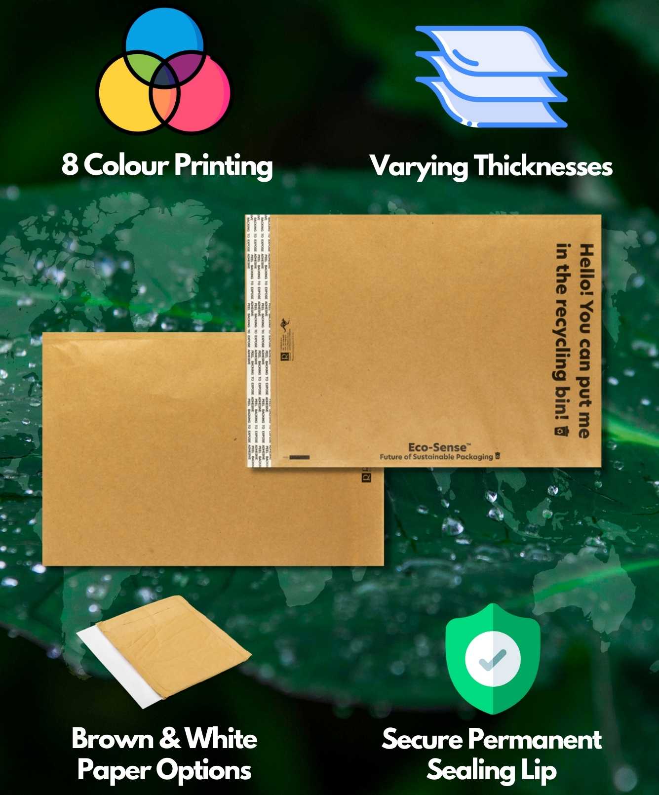 Eco-Sense™, Recyclable Paper Mailer
